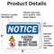 Signmission Electric Fence Do Not Climb Sign, Vinyl Decal, 5in W x 3.5in L, 2PK OS-2PACK-NS-D-35-L-11624 - alternate 5